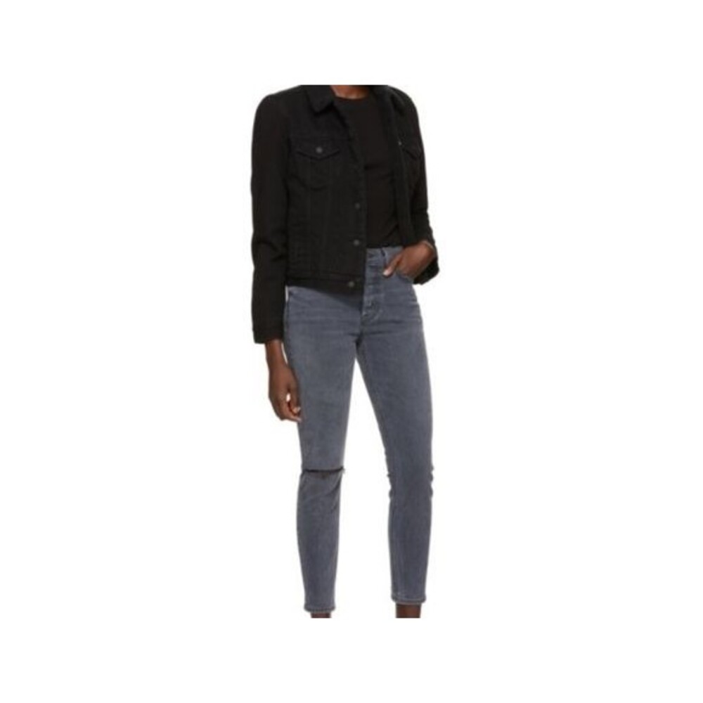 GRLFRND Karolina High Rise Skinny Button Fly Jeans in future forever Size 29